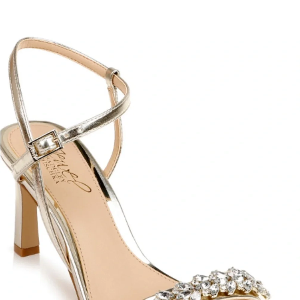 Badgley M Rhinestone heels - Picture 2 of 4